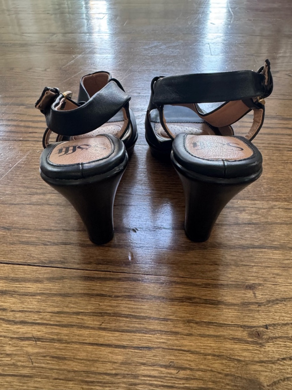 Söfft Black Leather Slingback Heels Size 7M NWOT - Picture 3 of 6